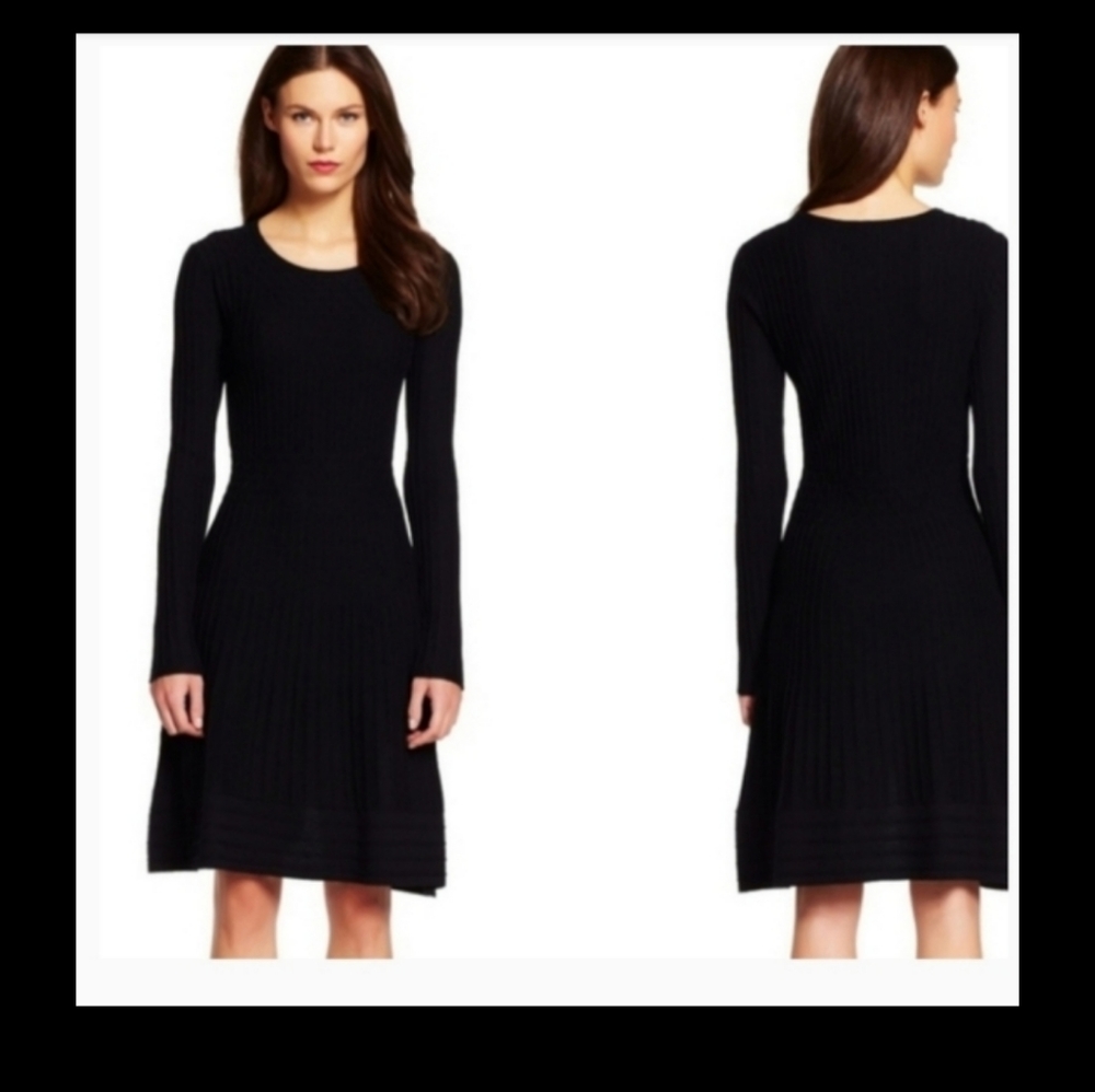 Adrianna Papel long bell sleeve sweater dress